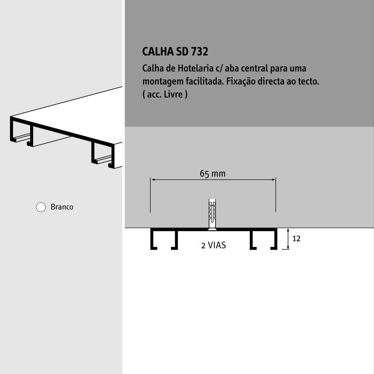 calha de hotelaria 732